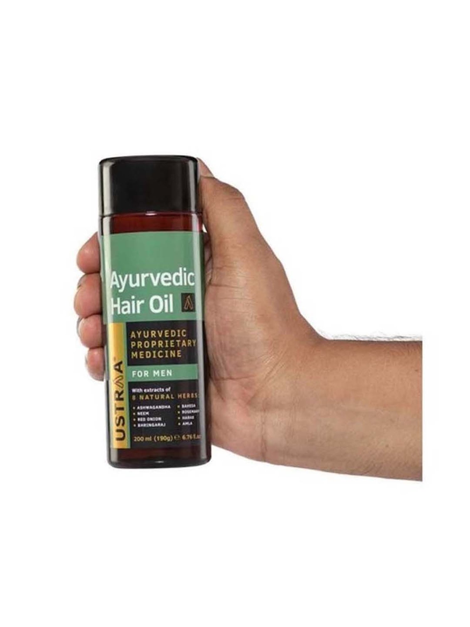 Ustraa Ayurvedic Beard Growth Oil & Hair Growth Vitalizer Combo