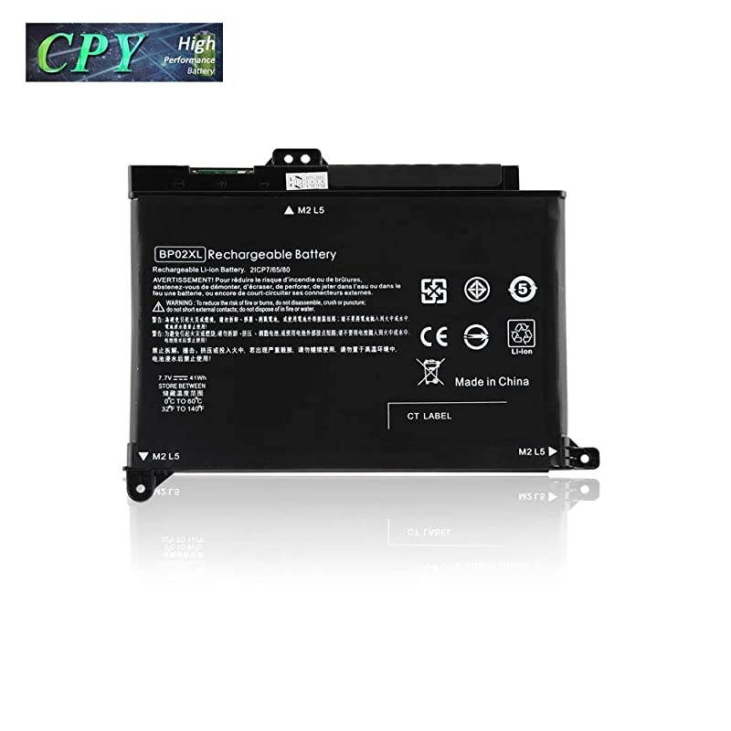 BP02XL Battery for HP Pavilion PC 15 Series 15AU010WM 15AU123CL 15AW053NR HSTNNUB7B HSTNNLB7H 2ICP76580 77V 41Wh