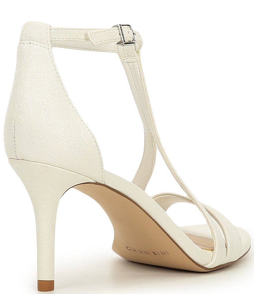 Gianni Bini Bridal Collection Shaylinn Glitter T-Strap Sandals