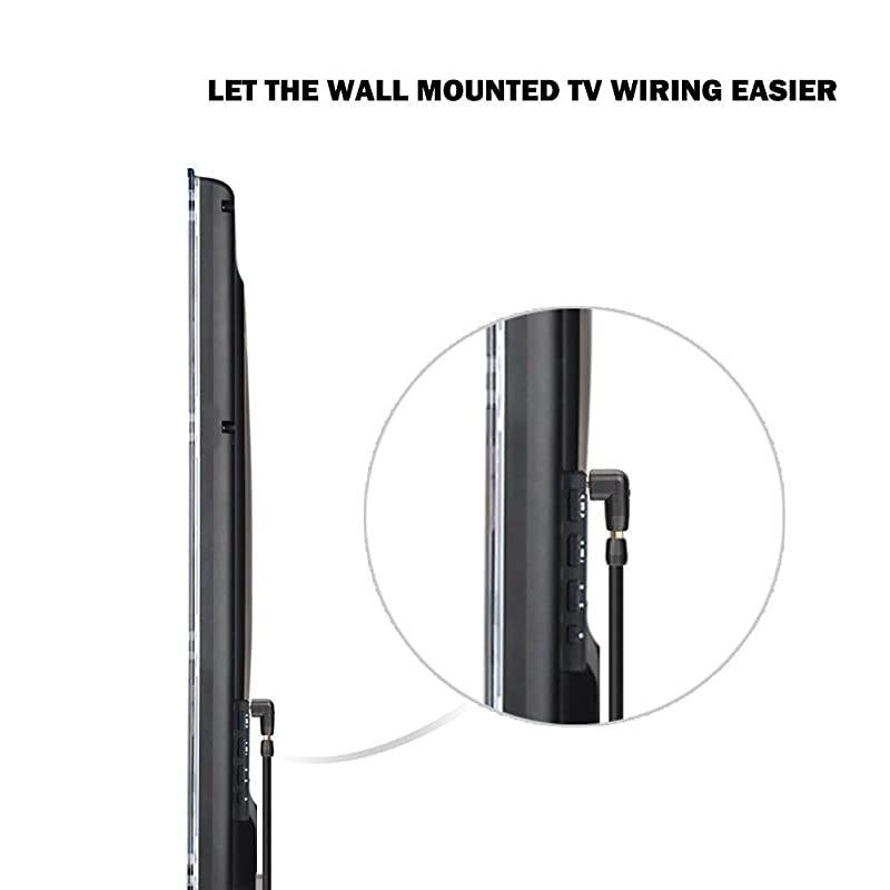 3 Combos 3D4K Supported HDMI 90 Degree and 270 Degree Male to Female Adapter