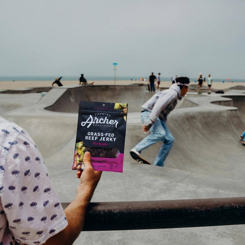 Country Archer All Natural Grass Fed Teriyaki Beef Jerky - 3oz