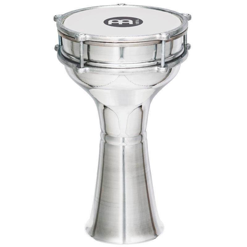 Meinl Percussion HE-100 Aluminum Darbuka, Synthetic Head