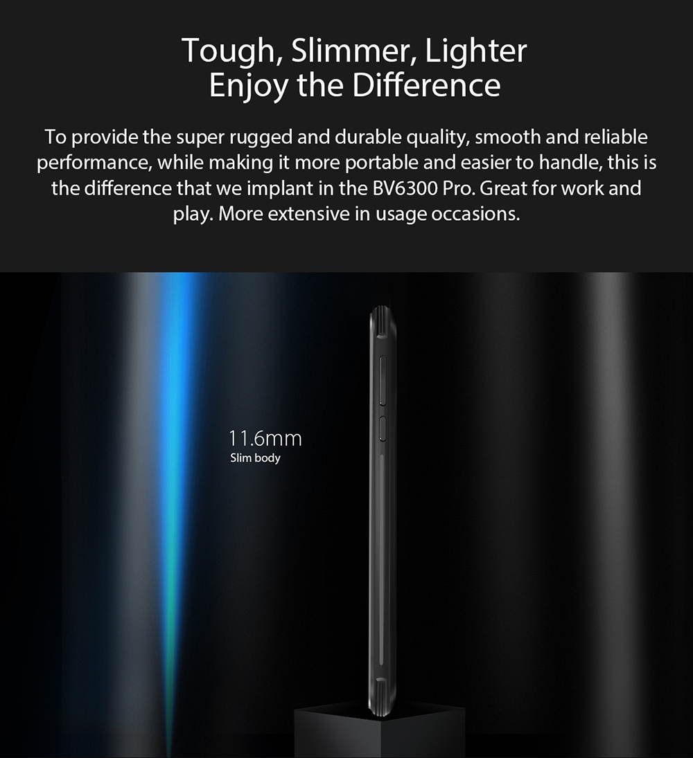 Blackview BV6300 Pro Rugged Phones Unlocked, Android 10 Octa-core 6GB + 128GB, 16MP Four Rear Camera 5.7" HD+ Screen IP68 Waterproof Smartphone, 4000 mAh Battery Dual 4G Rugged Smartphones