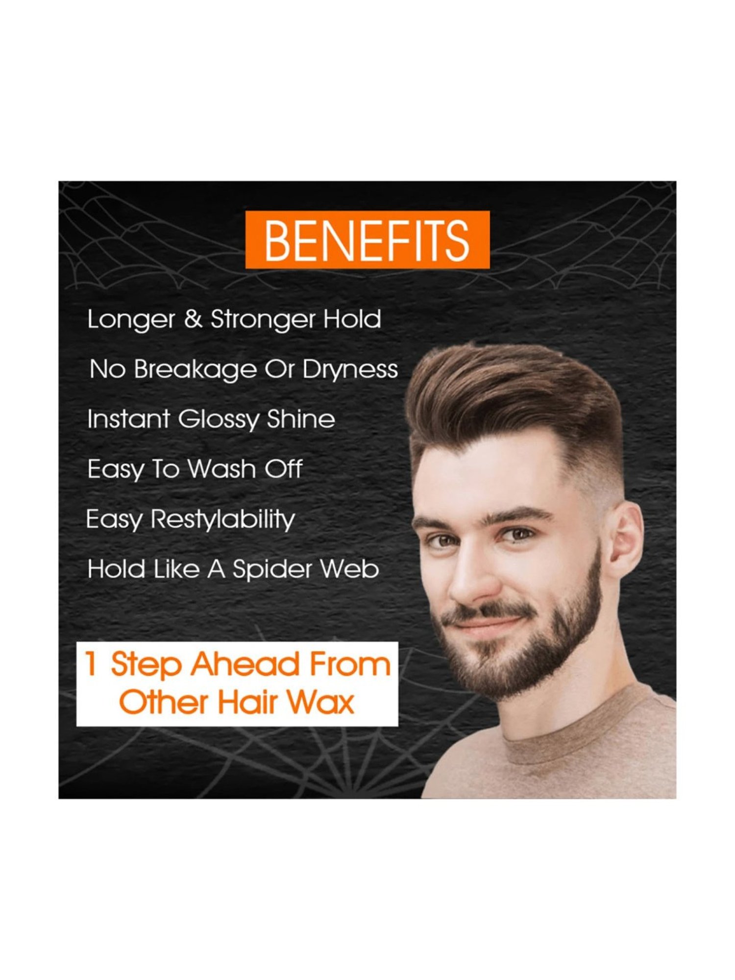 Mancode Spider Hair Web Wax for Men - 100 ml