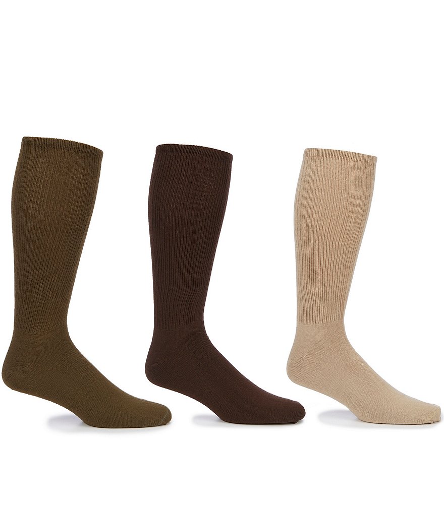 Roundtree & Yorke Extended Size 3-Pack Socks