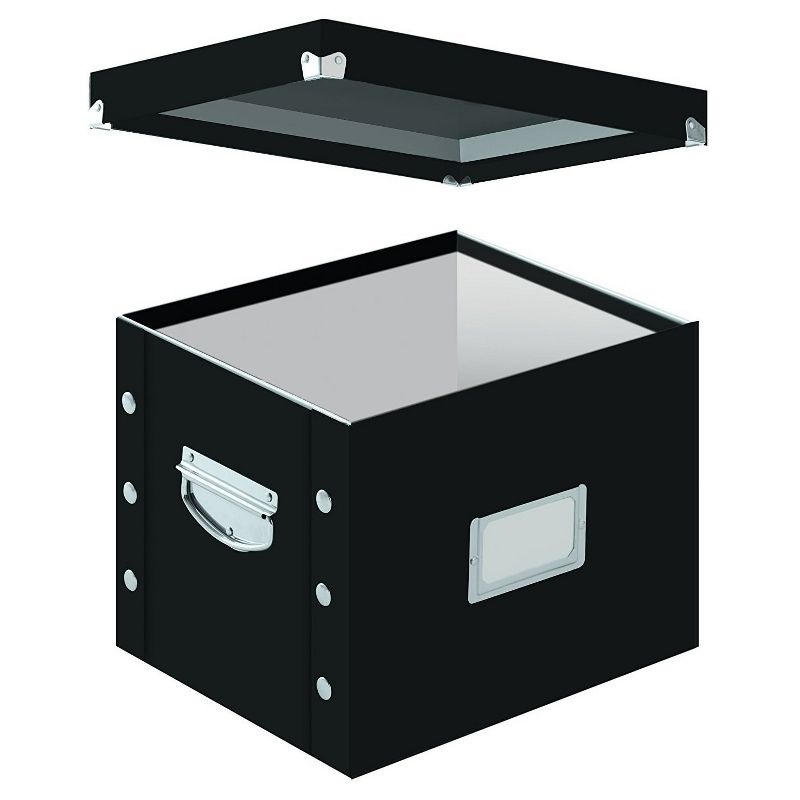 Snap-N-Store Letter Size Box File - Black