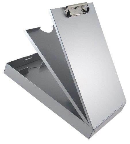 SAUNDERS 21118 8-1/2" x 11" Clipboard 1/2", Silver