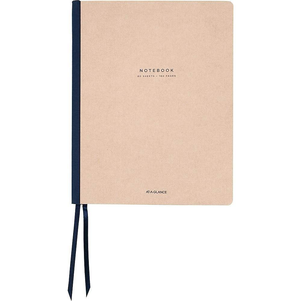 AT-A-GLANCE Signature Collection Casebound Notebook Ruled 80 Sheets 8 14 x 11