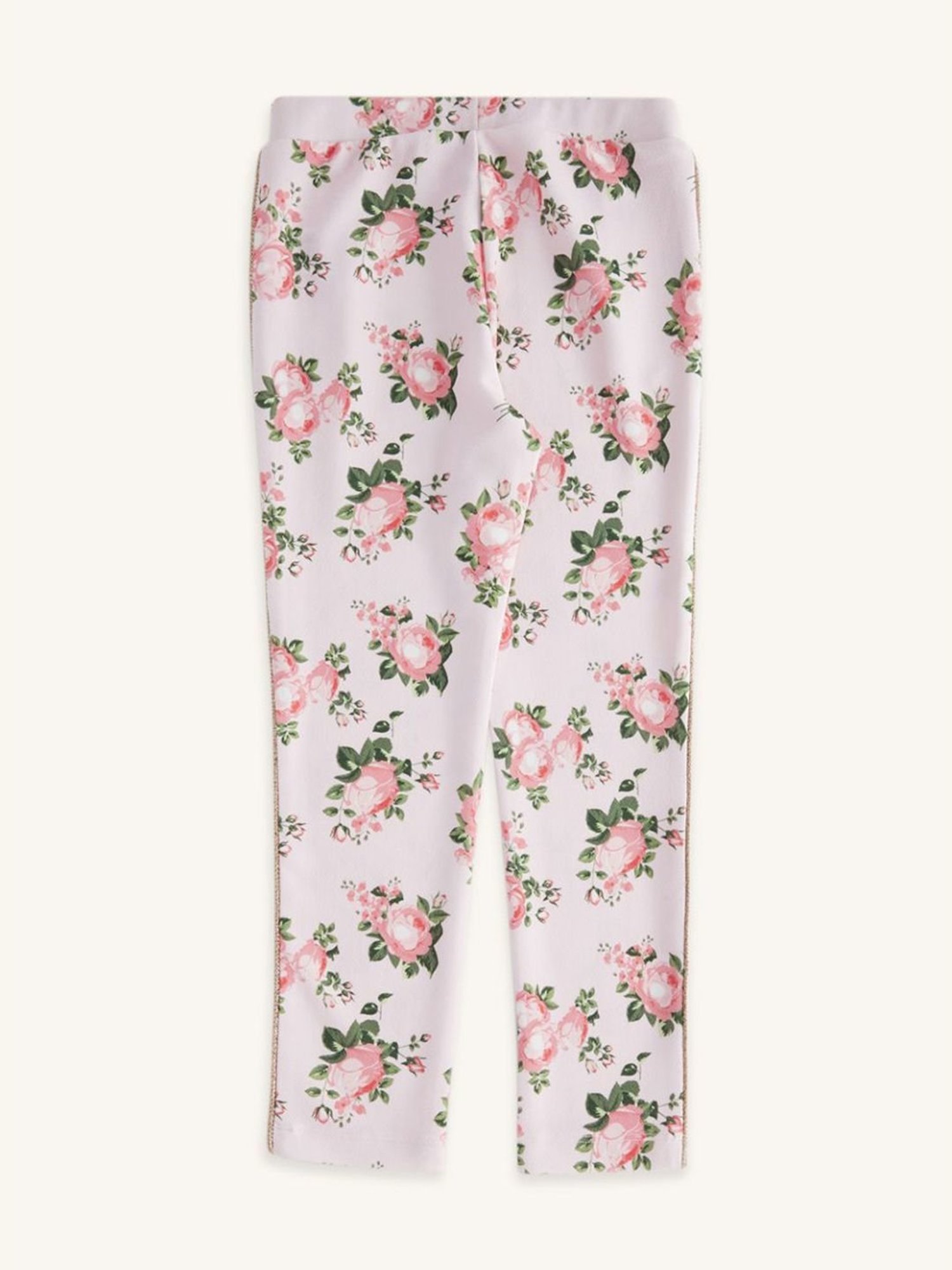 Pantaloons Junior Pink Floral Print Jeggings
