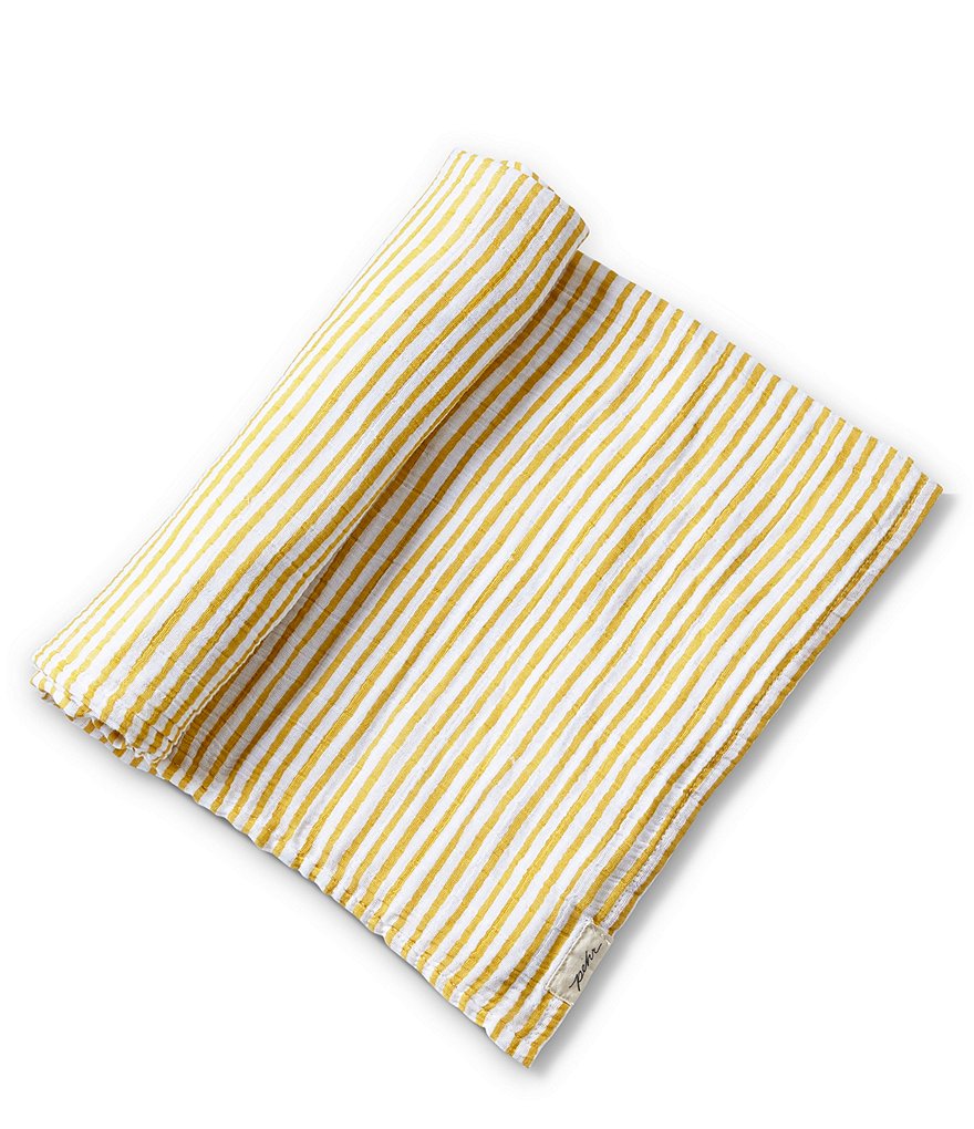 Pehr Baby Stripes Away Organic Cotton Swaddle Blanket