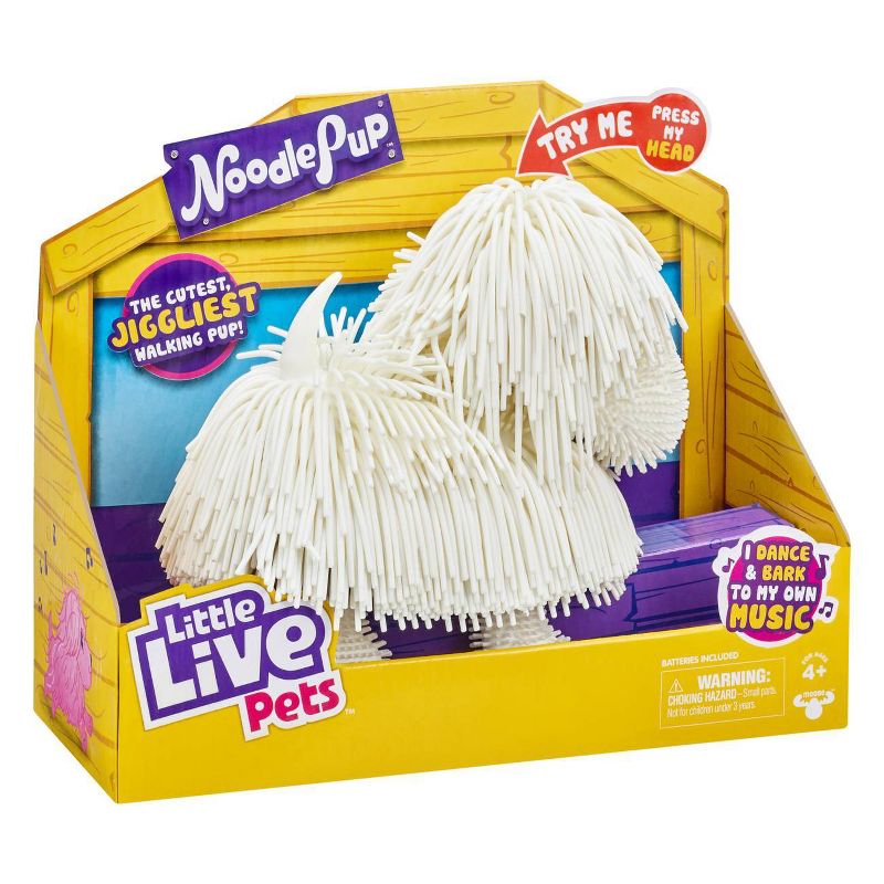 Little Live Pets Noodle Pup - White