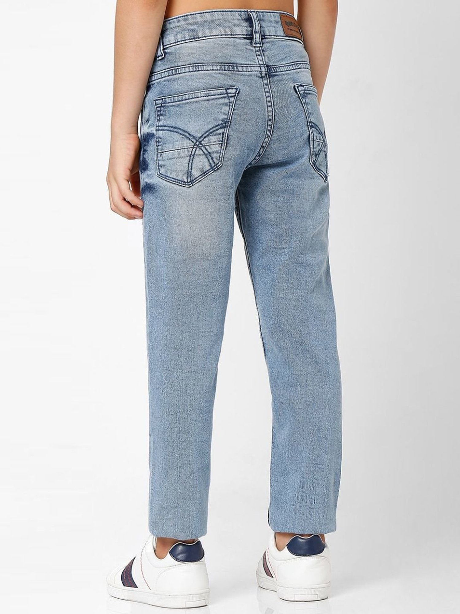 Gas Boys Blue Distressed Jeans