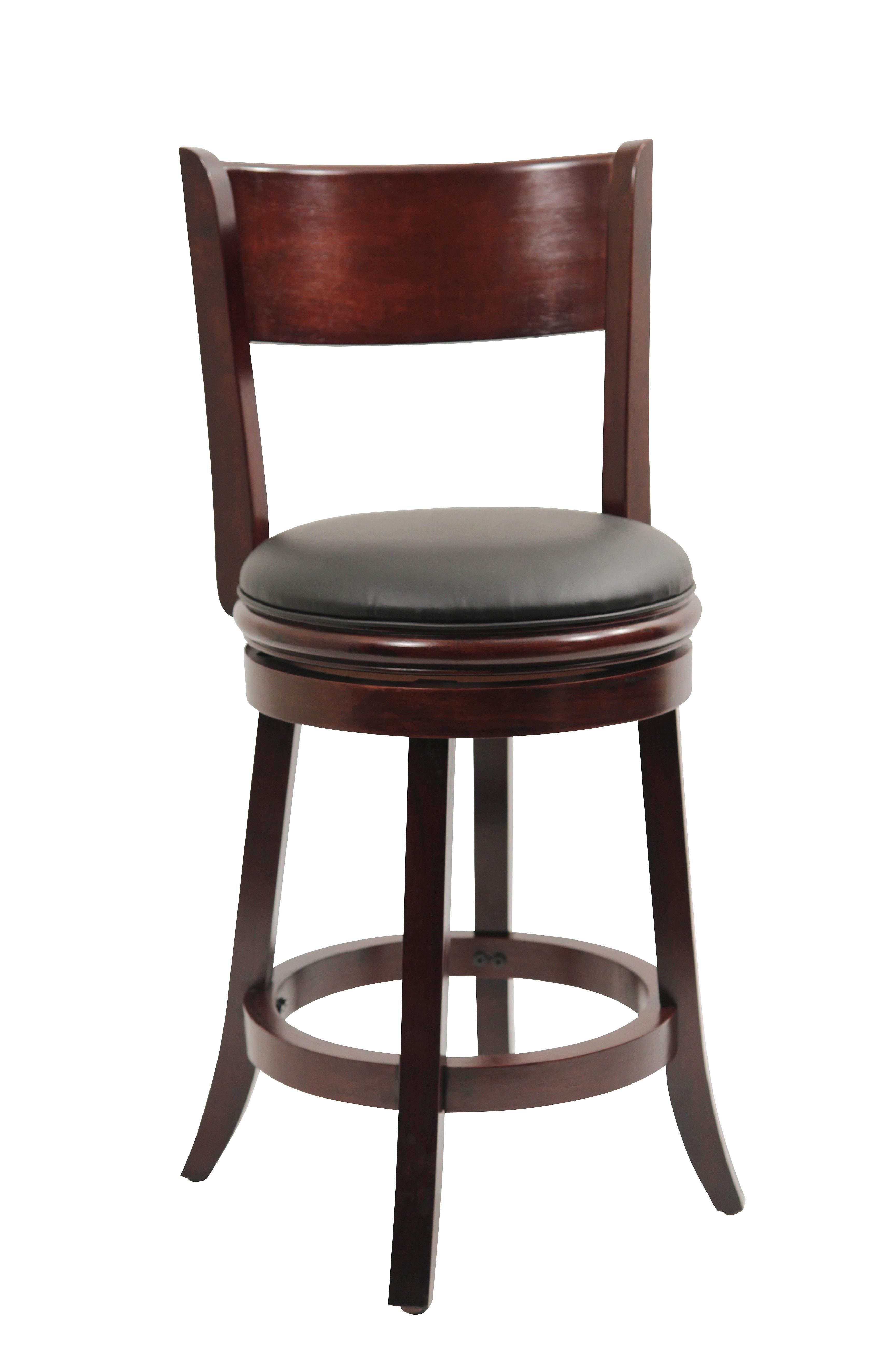 Boraam 29" Palmetto Swivel Stool in Eng. Tudor Finish