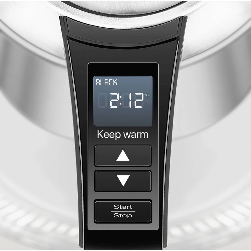 Chefman 1.8L Glass Electric Kettle - Silver