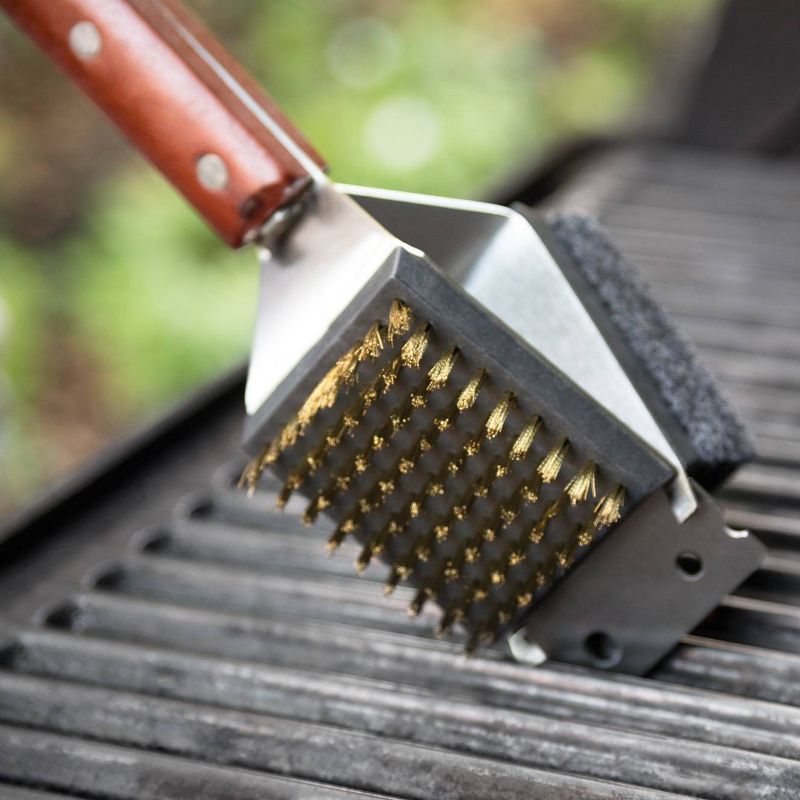 Rosewood 3-in-1 Grill Brush - Outset