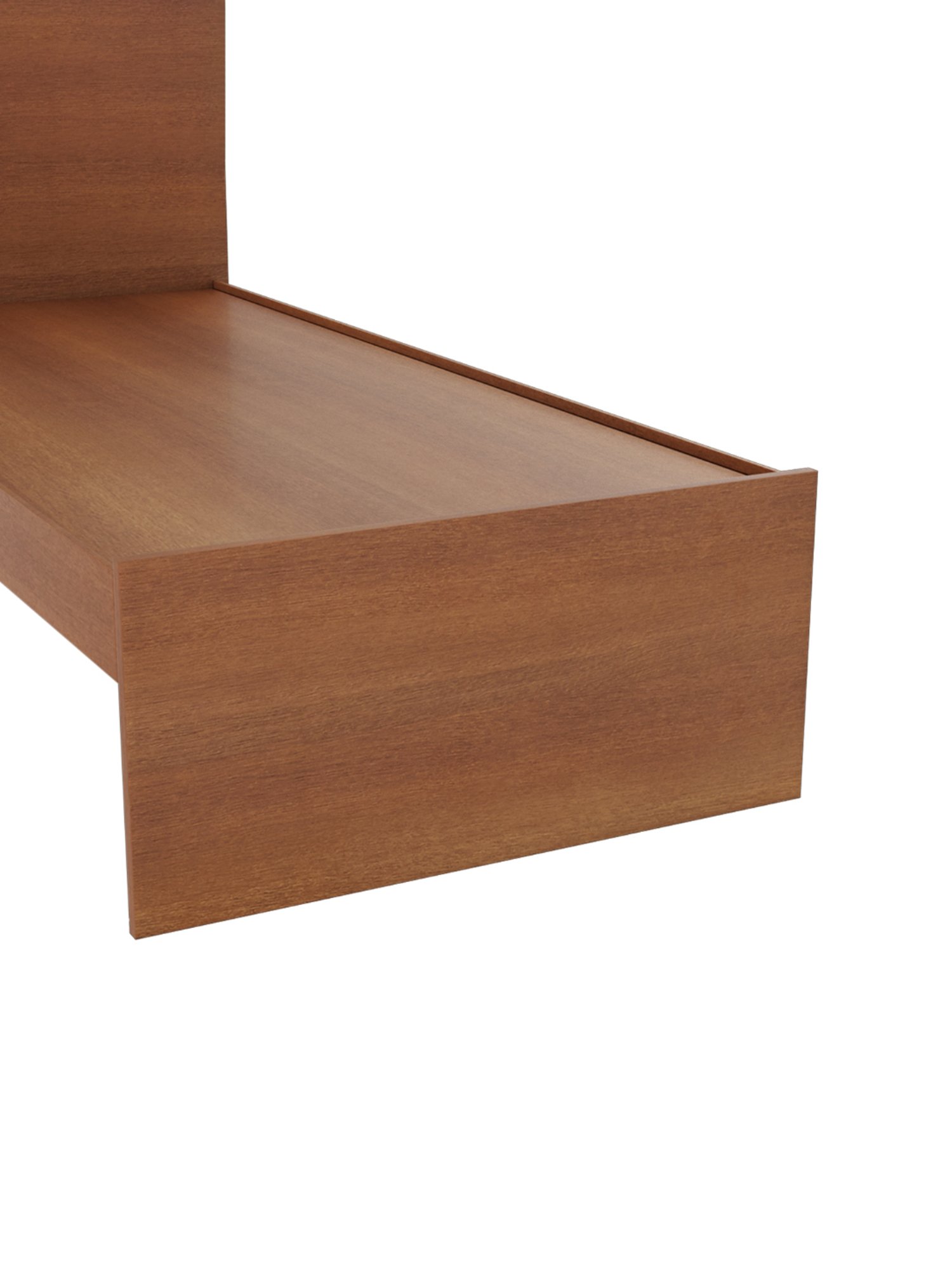 Nilkamal Riva Black Engineered Wood King Size Bed with Storage