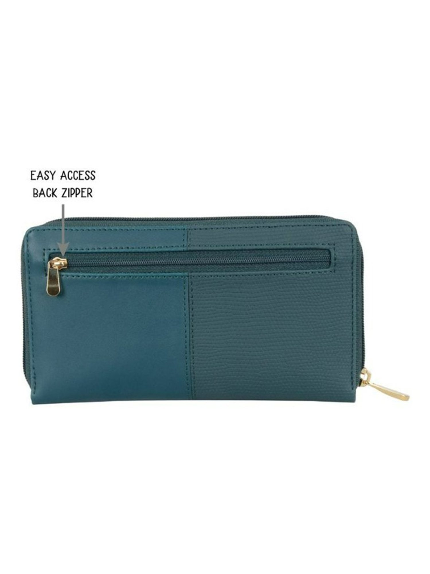 Baggit Green Textured Handbag