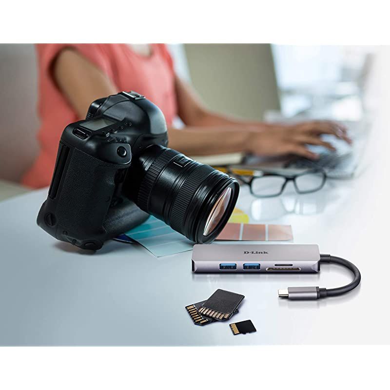 USB C Hub 5in1 with HDMI amp SD amp microSD Card Reader 2 USB 30 Ports 1 SD microSD Dual Card Reader 1 HDMI 4K Port MAC Windows Linux DUBM530US