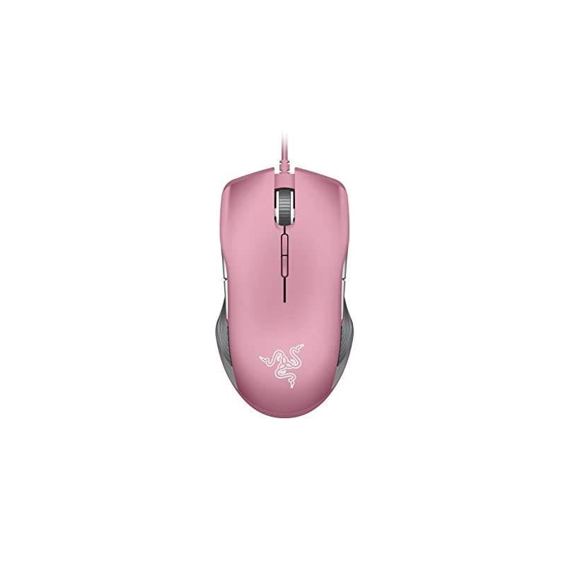 Lancehead TE Ambidextrous Gaming Mouse: 16,000 DPI Optical Sensor - Chroma RGB Lighting - 8 Programmable Buttons - Mechanical Switches - Quartz Pink