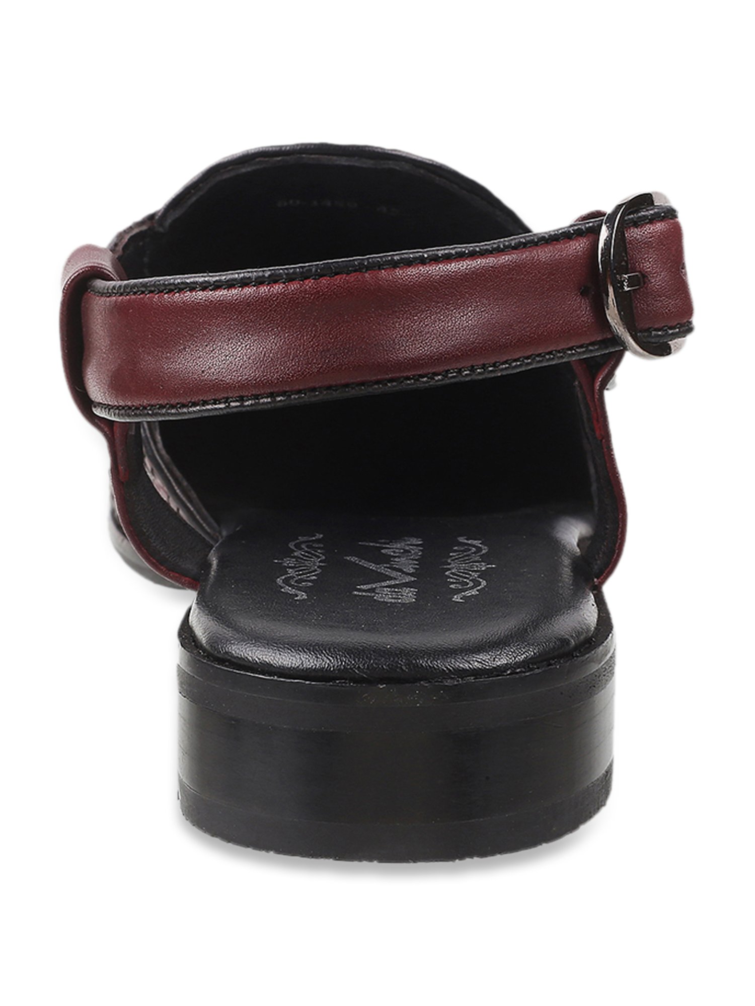 Da Vinchi by Metro Men's Wine Back Strap Sandals