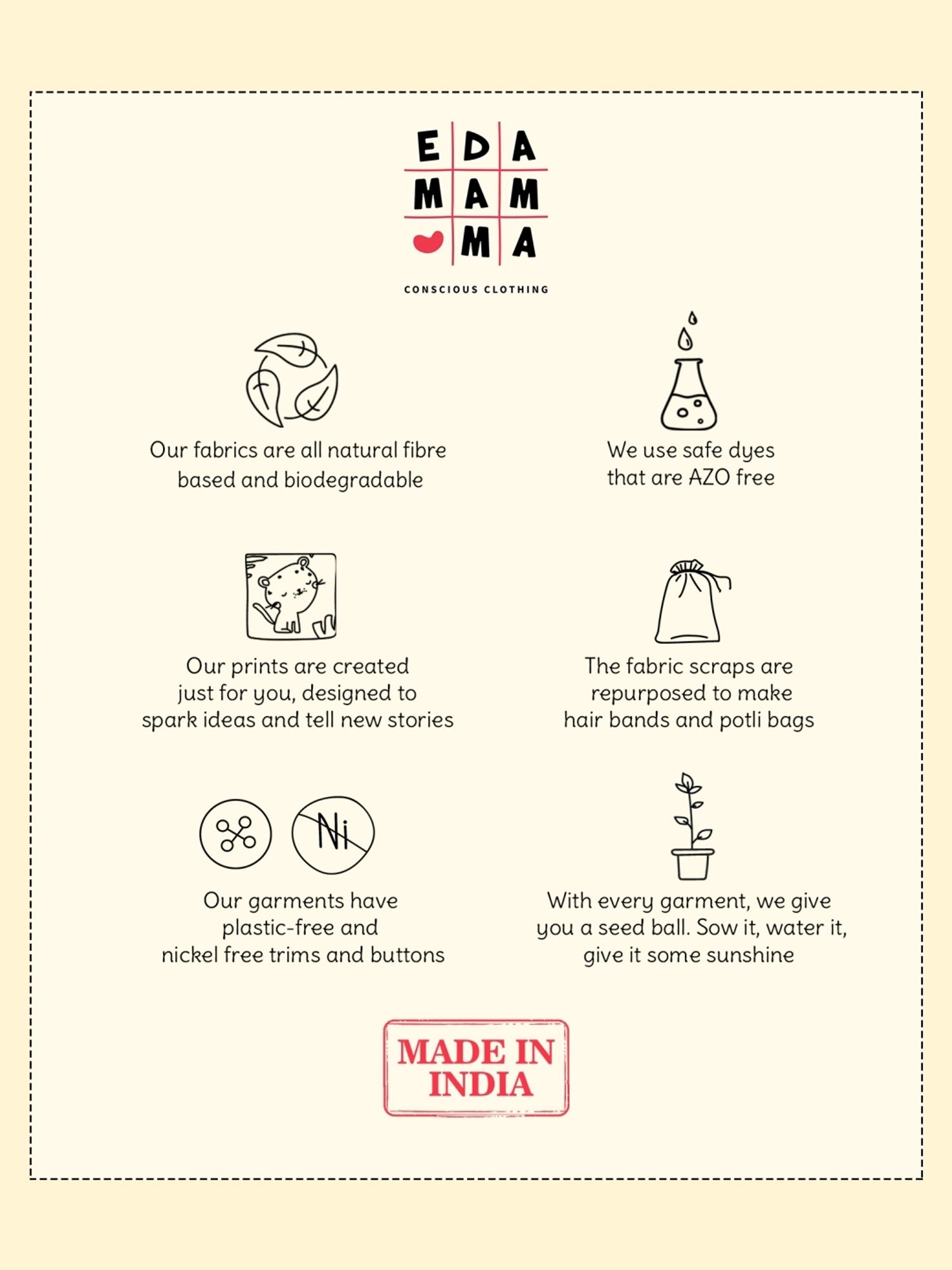 Ed-a-Mamma Kids Yellow Printed Top