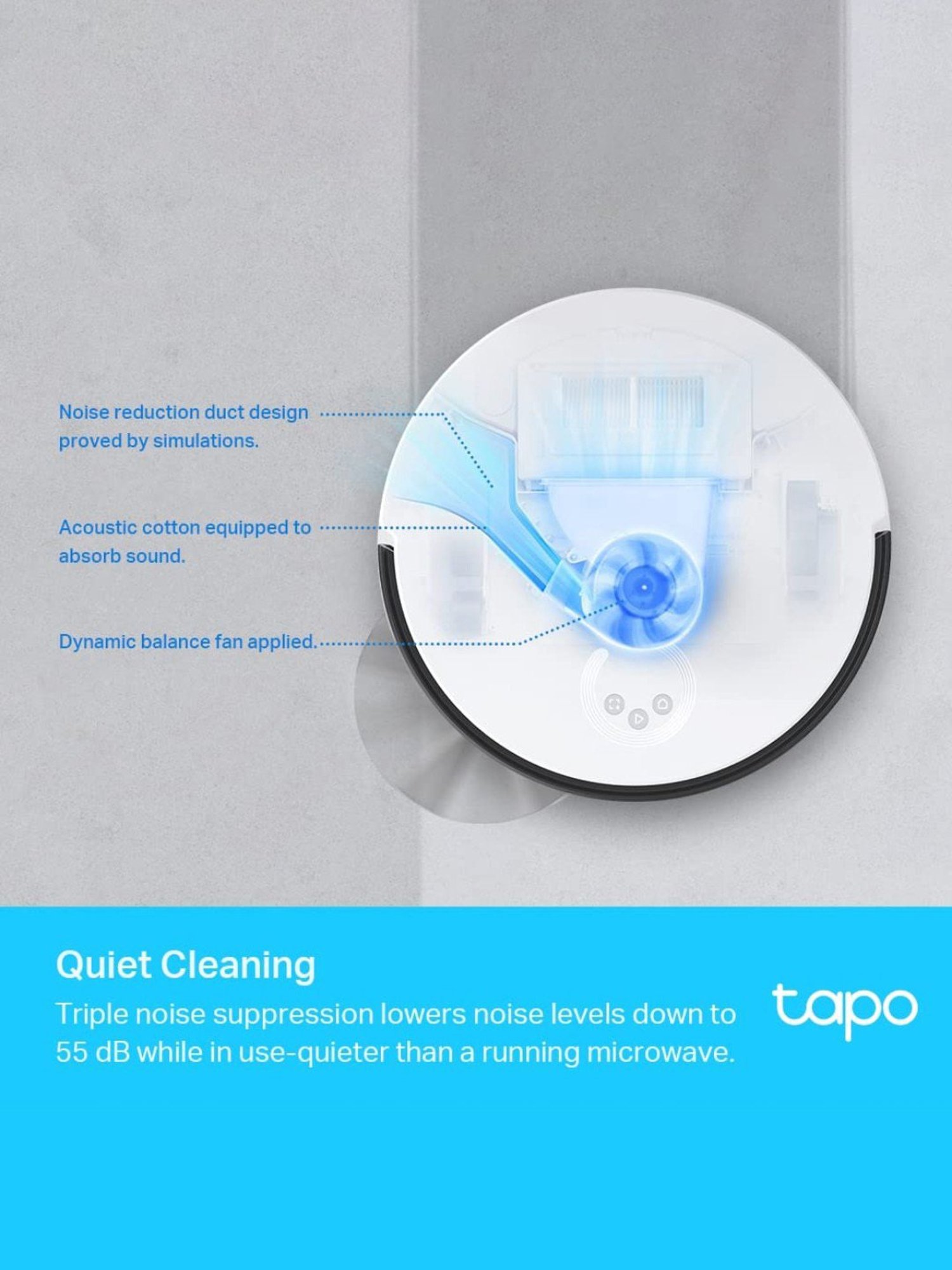 TP-LINK Tapo Rv30 Robot Vacuum Cleaner with Mop, Works with Alexa & Google, Auto-Charge (White)