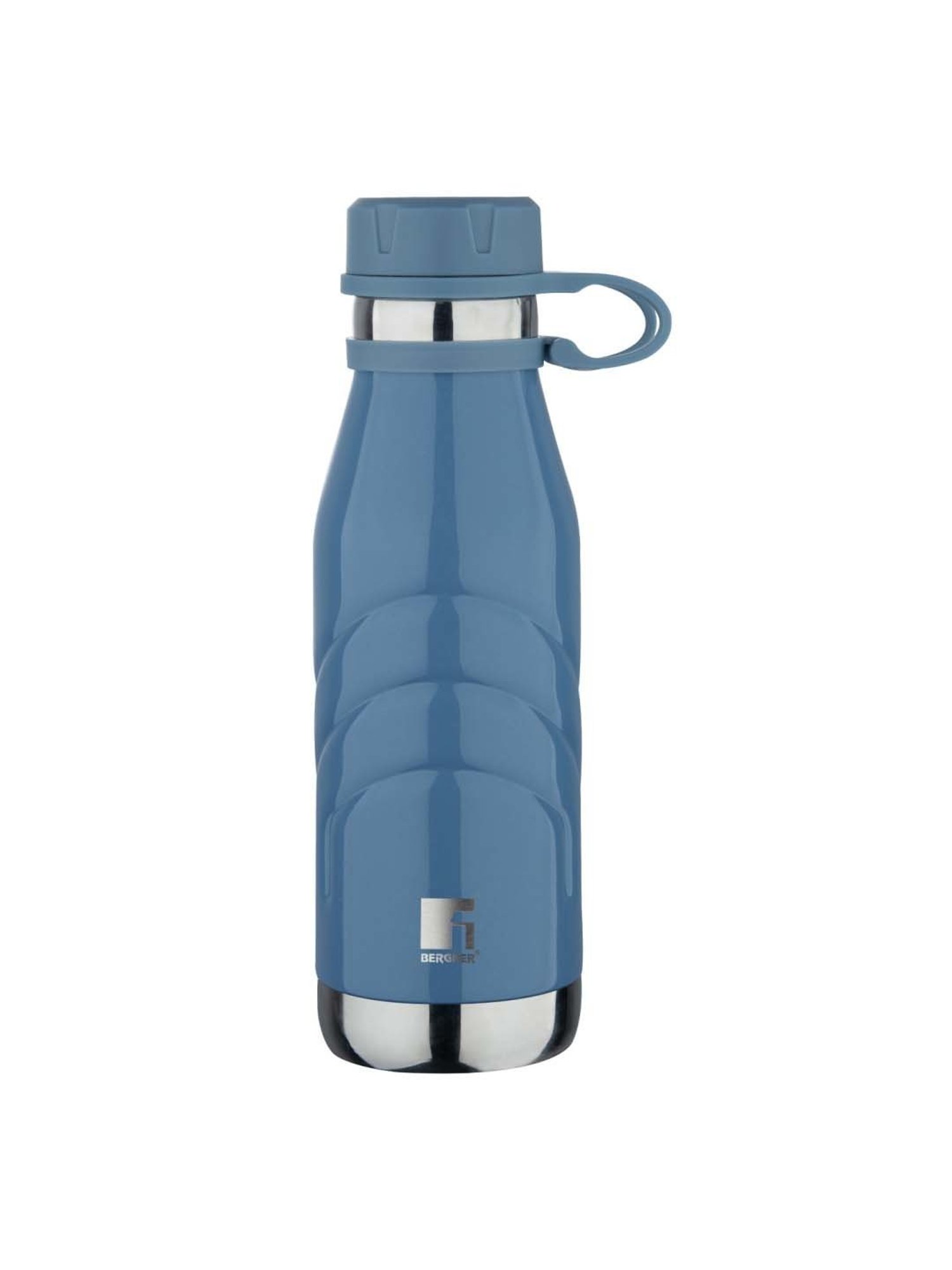 Bergner Walking Blue Stainless Steel Thermosteel Hot and Cold Bottle (0.5 L)