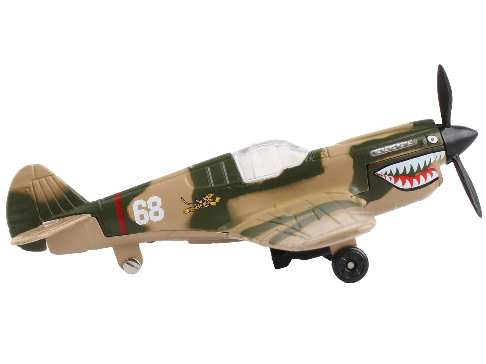 Curtiss P-40B HAWK 81A-2 Aircraft Fighter "3rd Pursuit Squadron American Volunteer Group P-8127 Serial : 47 China" (June 1942) "WW2 Aircrafts Series" 1/72 Diecast Model by Forces of Valor