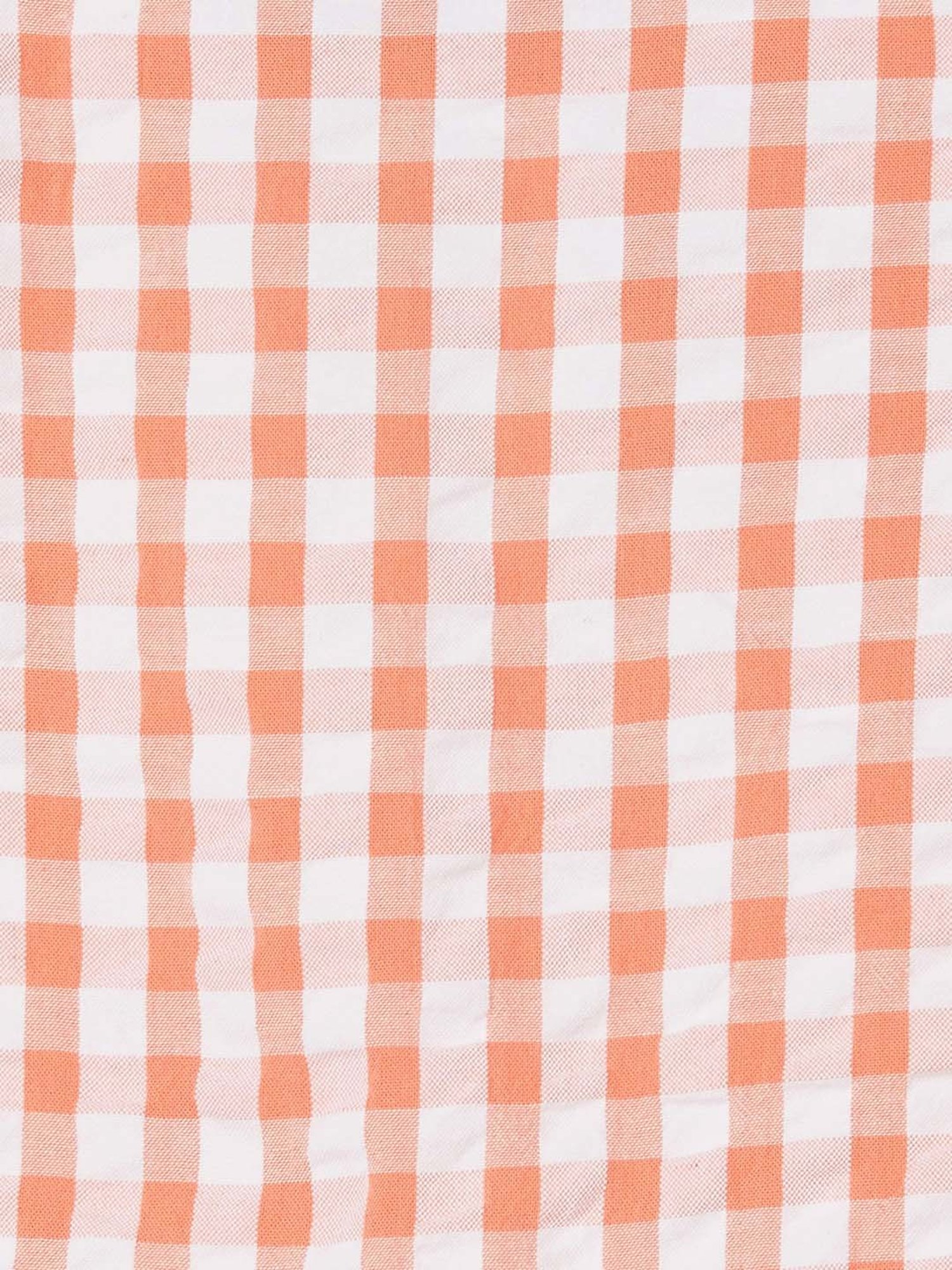 Juniors by Lifestyle Coral & White Cotton Chequered Full Sleeves Shirt