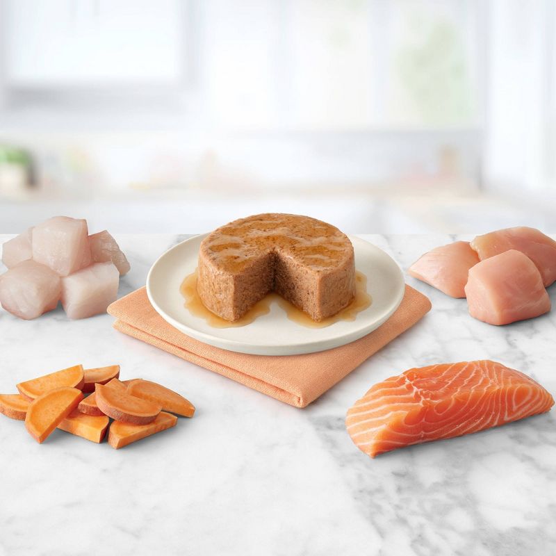 Blue Buffalo Tastefuls Pate Chicken, Salmon & Tuna Entrées Premium Wet Cat Food - 3oz / 12ct Variety Pack