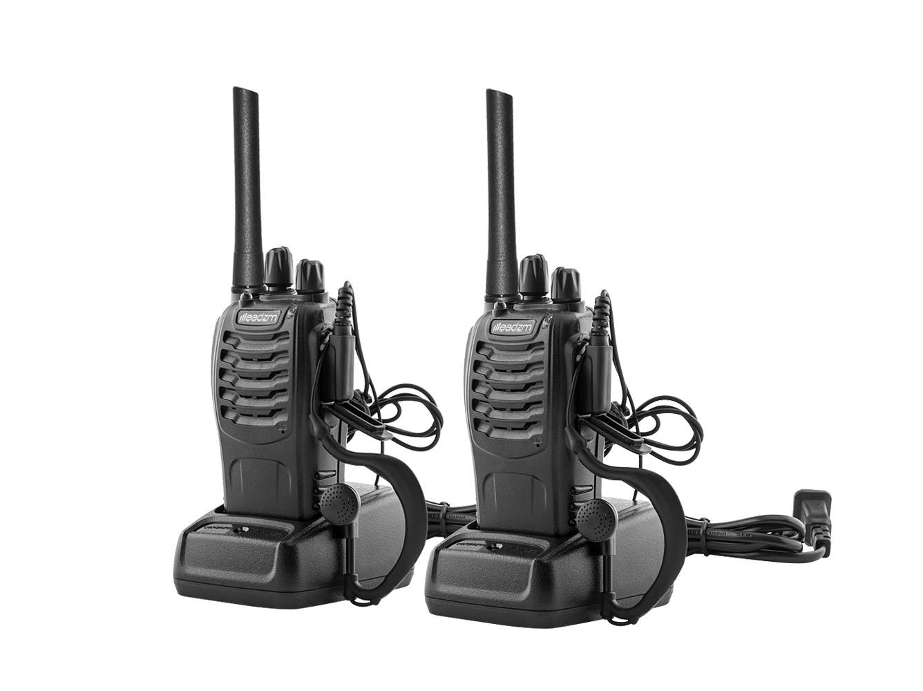 2 Leadzm LE-88A FRS 462-467MHz 16CH Two way Radio Walkie Talkie US Plug