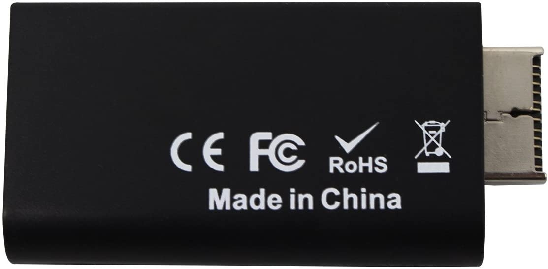 HDSUNWSTD PS2 to HDMI 480i/480p/576i Audio Video Converter Adapter with 3.5mm Audio Output Supports All PS2 Display Modes for HDTV HDMI Monitor