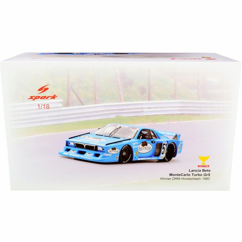 Lancia Beta MonteCarlo Turbo Gr5 #51 Hans Heyer Winner DRM Hockenheim (1980) Limited Edition to 500 pcs 1/18 Model Car by Spark