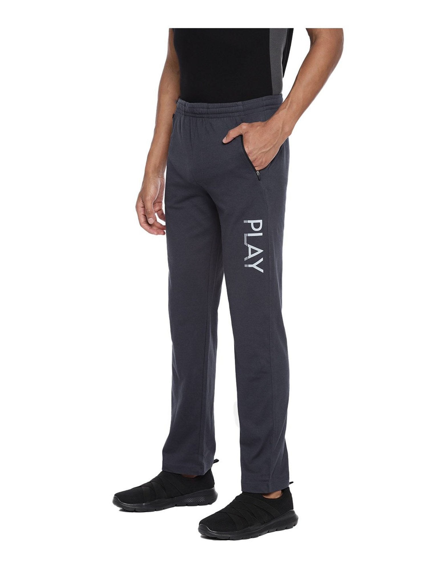 Fruit of the loom Steel Grey Regular Fit Trackpants