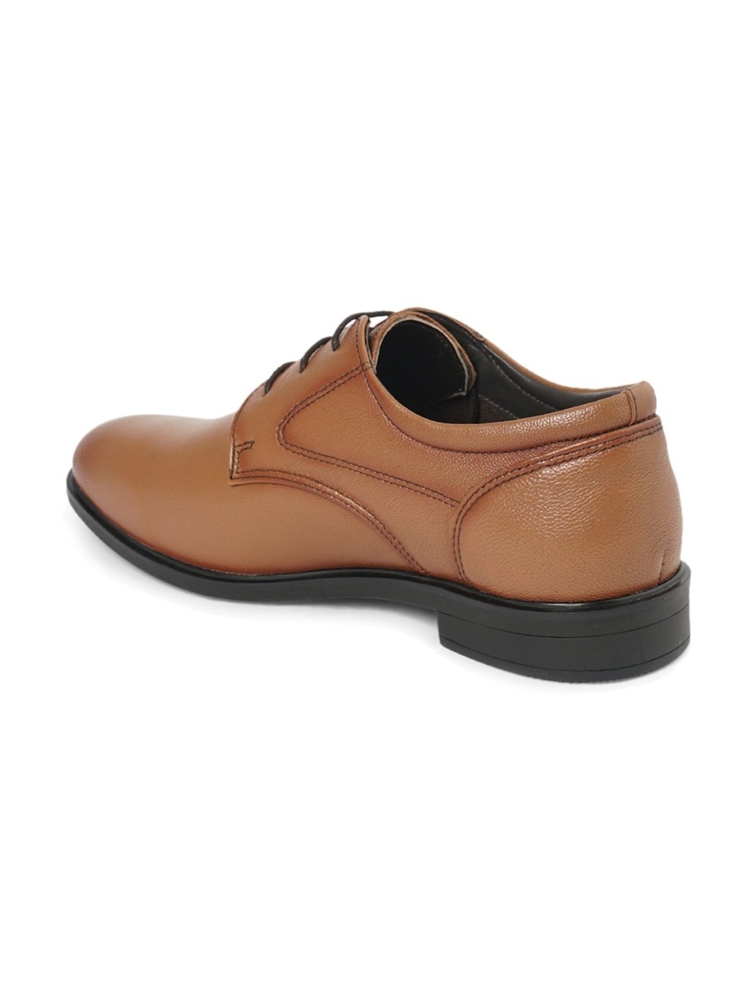 ID Men's Tan Derby Shoes
