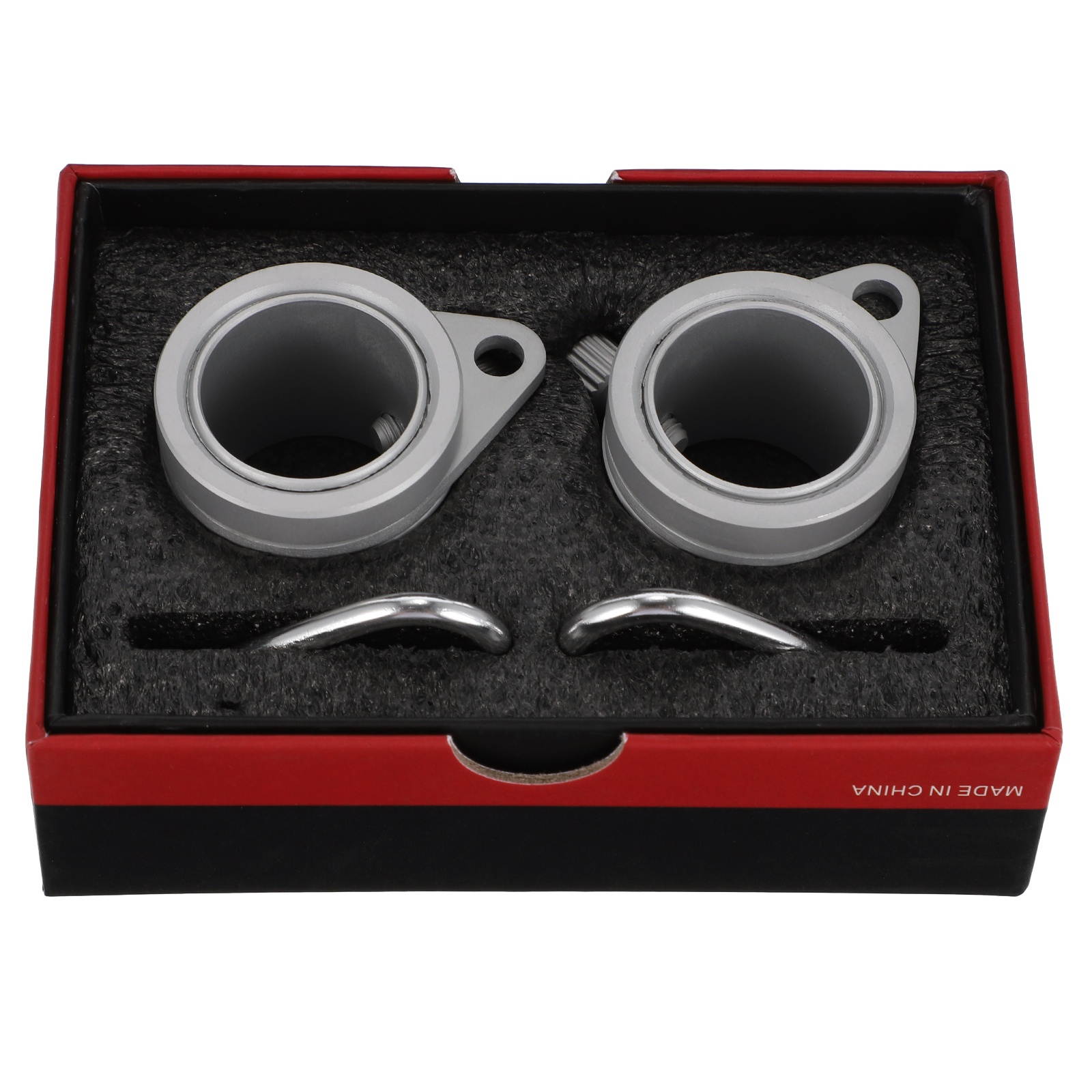 2Pcs Durable Useful Practical Flag Fasteners Flagpole Mounting Rings Flag Pole Parts