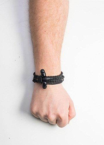 Wraps WRAPSCBLK-V15M Wristband Headphone, Fabric Black