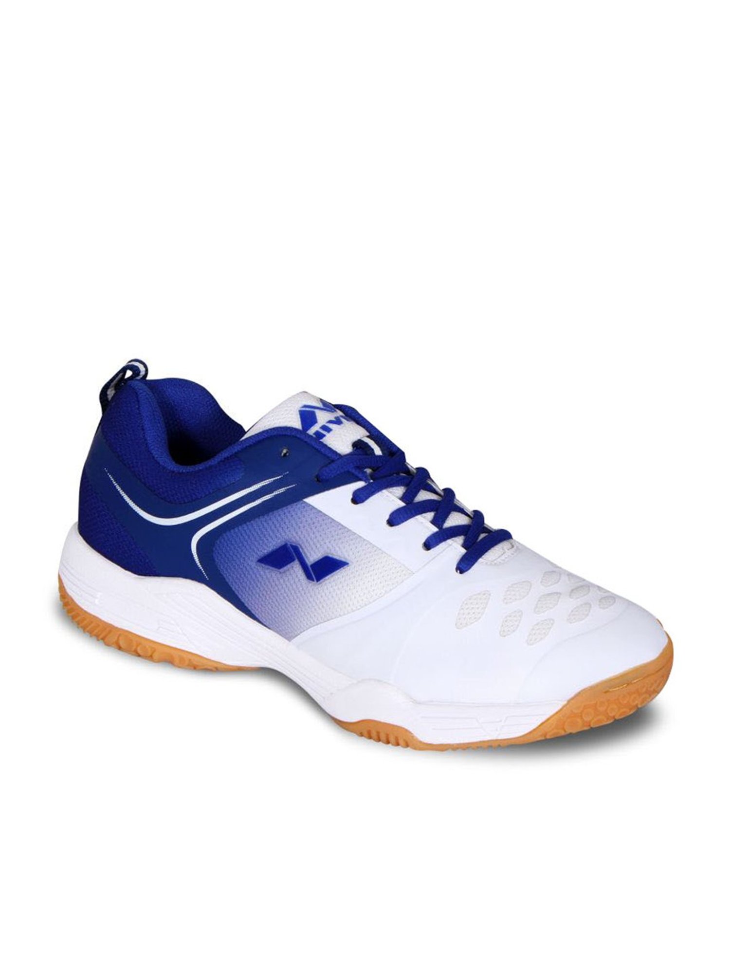 Nivia Men's Hy-court 2.0 White Badminton Shoes