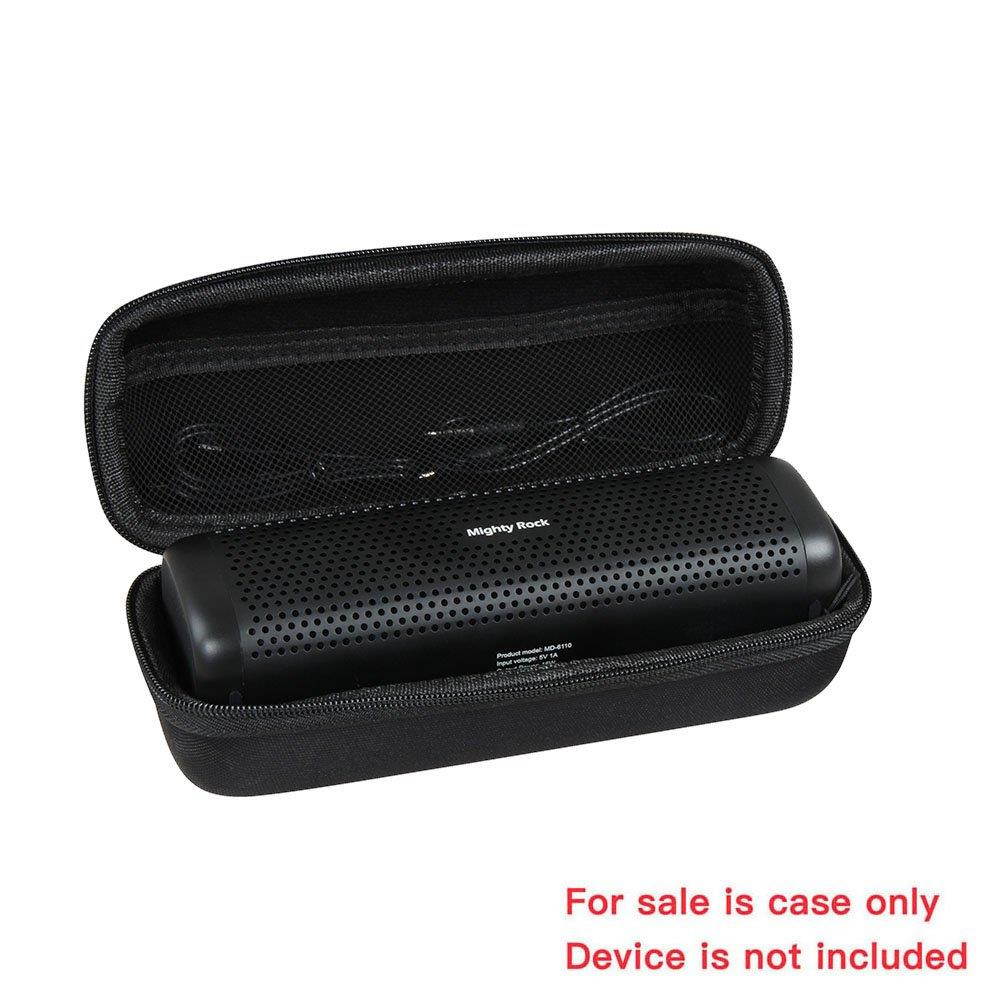 Hermitshell Hard EVA Travel Black Case Fits Mighty Rock/COWIN 6110 Bluetooth Speakers Portable Wireless Speaker