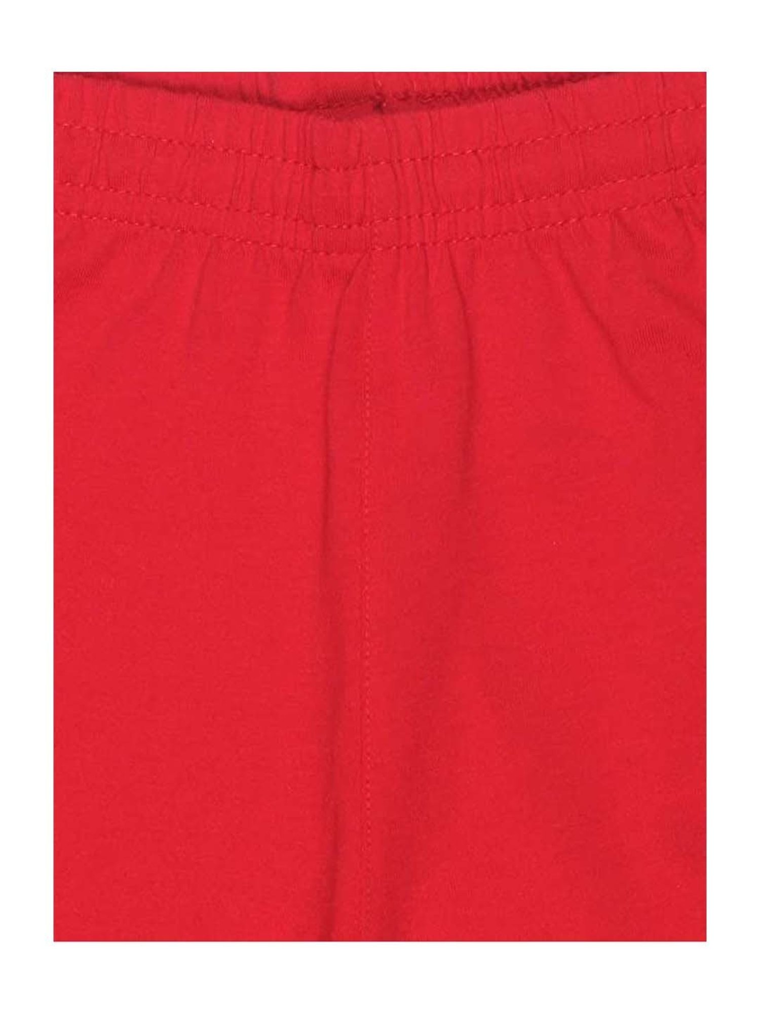 Proteens Kids Red Cotton Regular Fit Capri