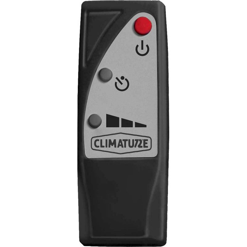 Climature 18" Oscillating Stand Portable Fan With Remote Control Black