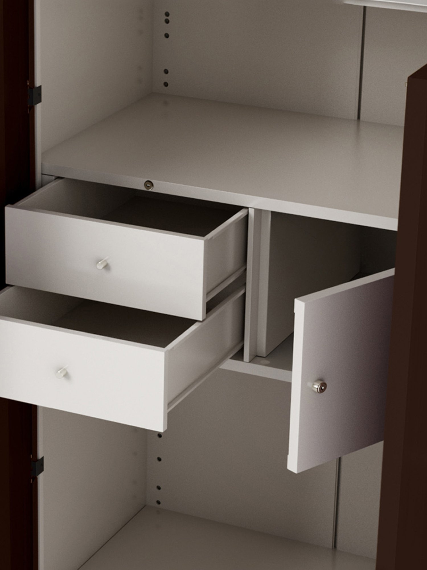 Home Basics 5 Dual Hook Chrome Plated Steel Over the Door Hanging Rack