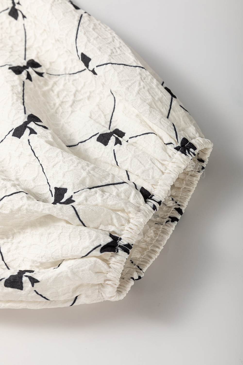 White Frill Mock Neck Sleeveless Tiered Floral Dress