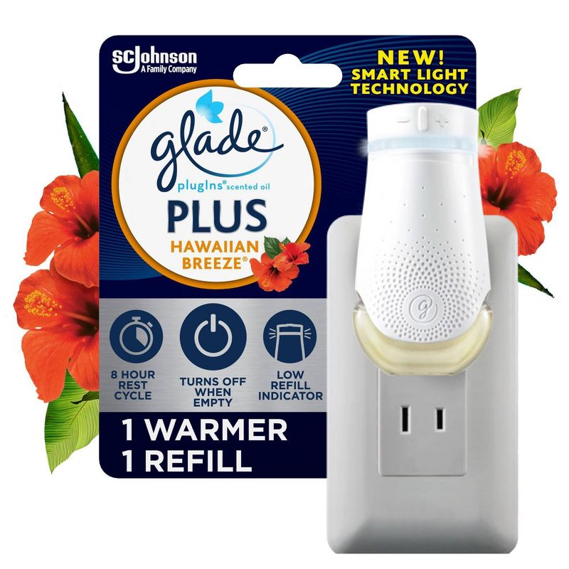 Glade Hawaiian Breeze PlugIns Plus Starter Kit - 0.67 fl oz