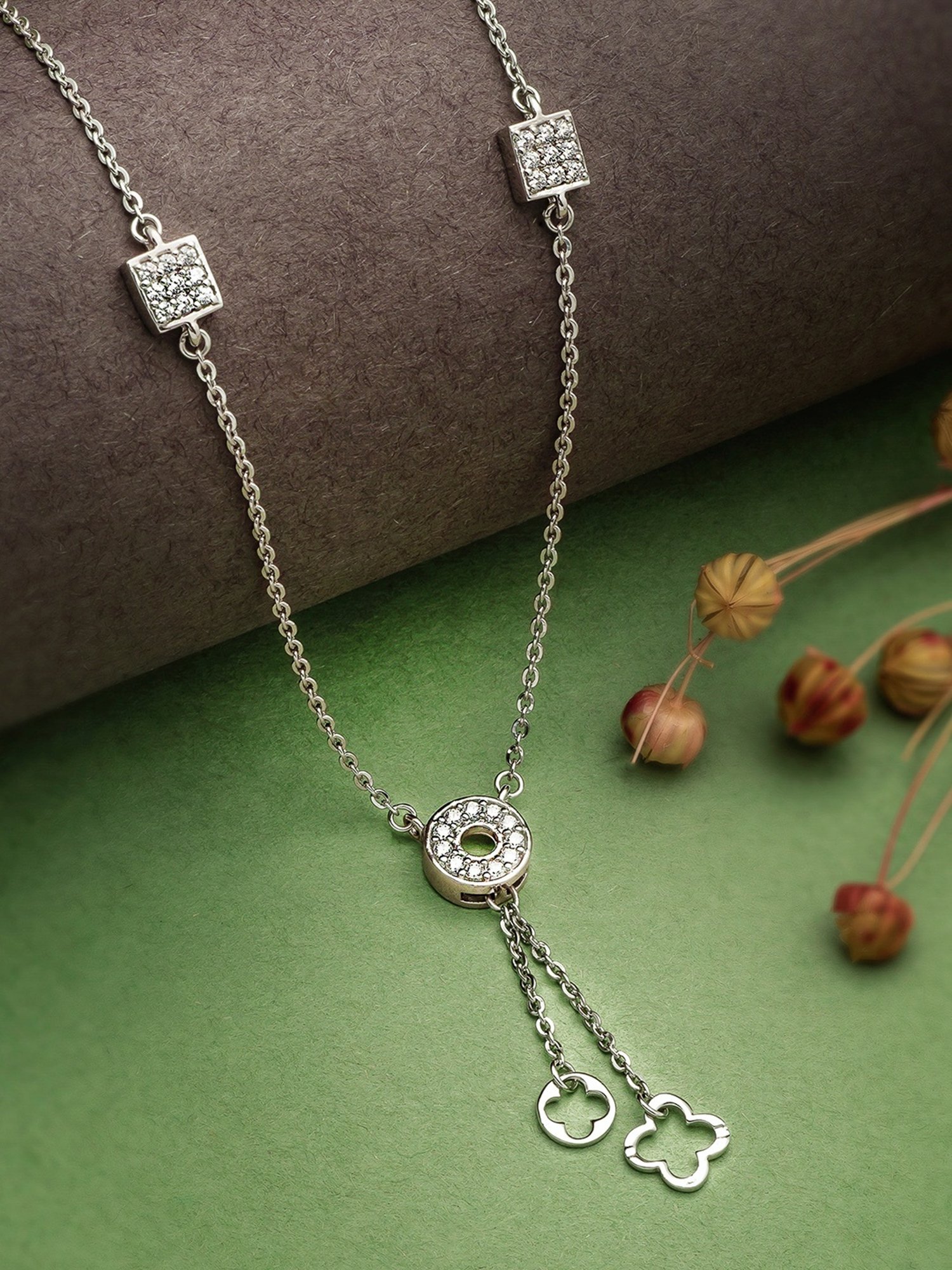 Silberry 92.5 Sterling Silver Wind Chime Necklace