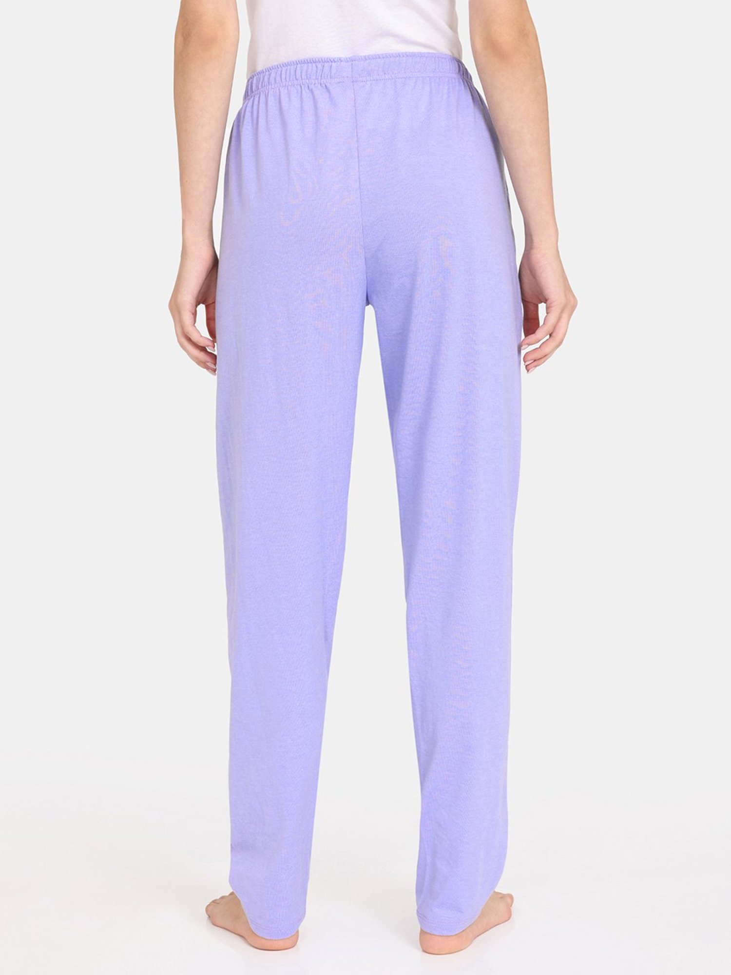 Rosaline by Zivame Blue & Purple Cotton Printed Pyjamas - Pack of 2