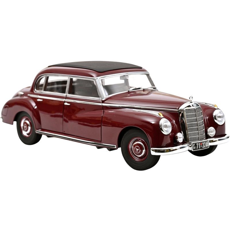 1955 Mercedes Benz 300 Dark Red with Black Top 1/18 Diecast Model Car by Norev