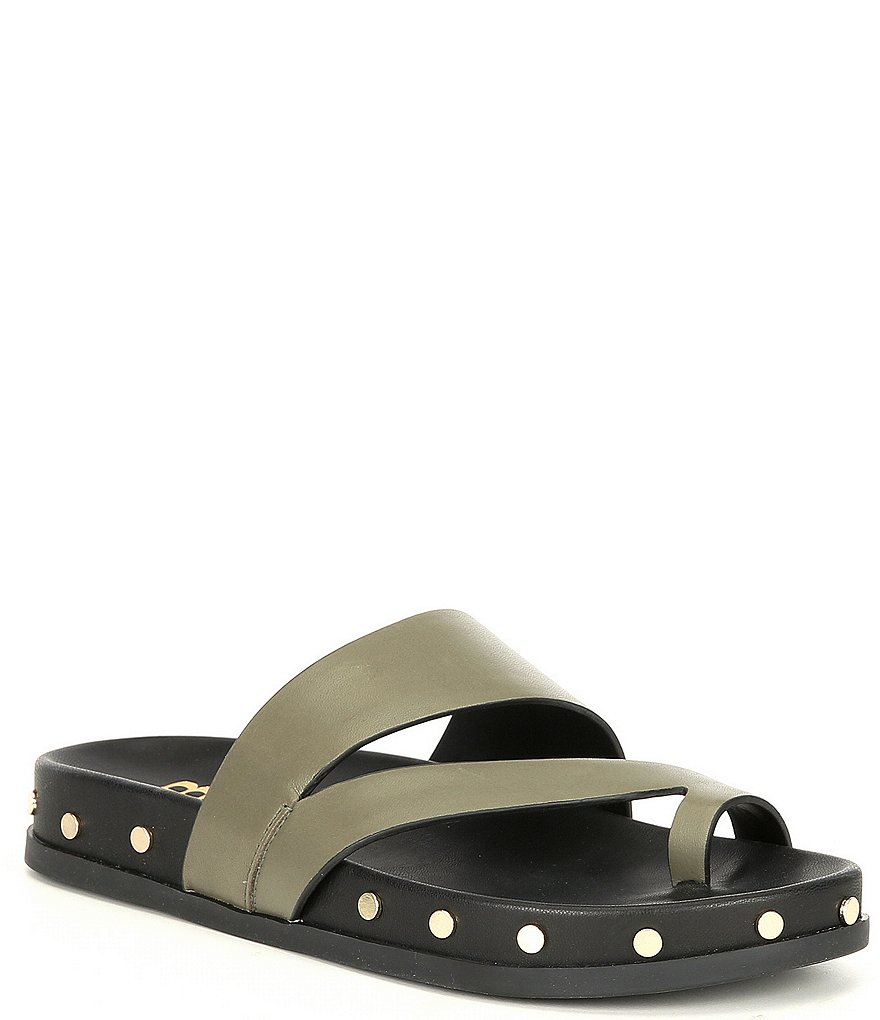 GB En-Core Leather Studded Slides