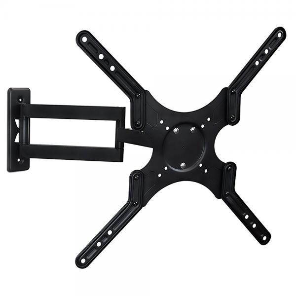 Mount-It! LCD TV Wall Mount Bracket with Full Motion Swing Out Tilt and Swivel Articulating Arm for 13-42" Flat Screen Displays with VESA 75 to 200, 44lb Weight Capacity WITH 18" EXTENSION