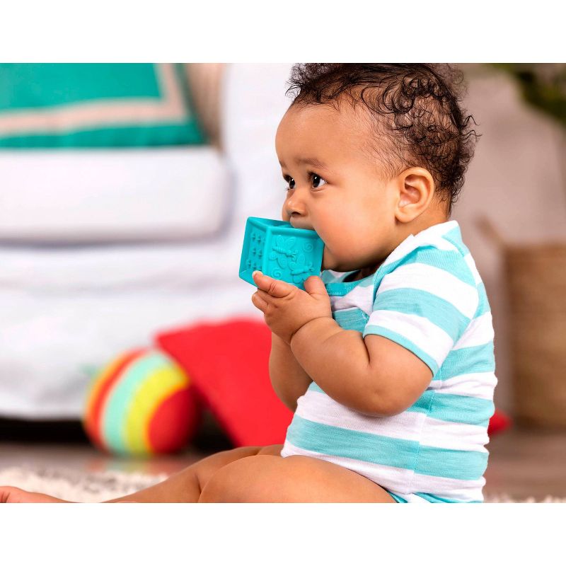 Baby B. Baby Blocks Toy - One Two Squeeze